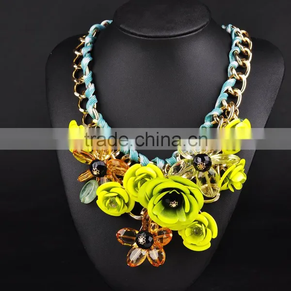 Flower Necklace Love Forever Christmas Jewelry Colored Rosary photo-4