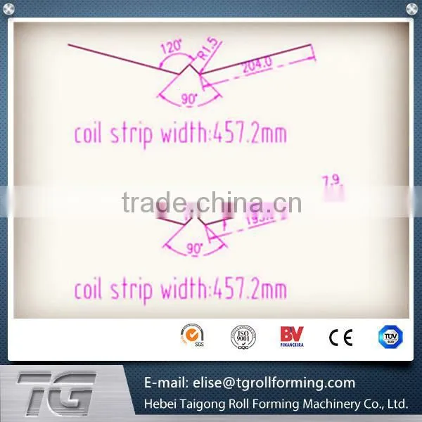 Aluminum Cap Making Machine ,roof Ridge Machine, Metal Roof Ridge Cap Roll Forming Machine photo-3