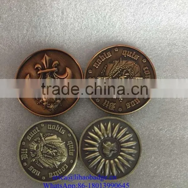 2016 High End Custom Antique Bronze Metal Old Souvenir World Coins photo-5