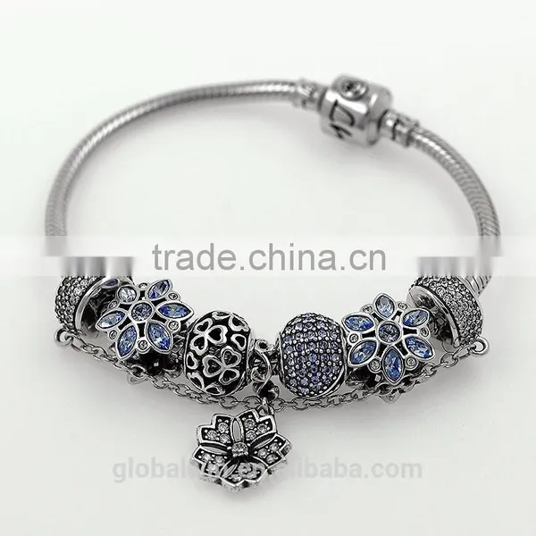 New Fashion Silver Bead Handcraft Custom Silver Charm Hollow Out Round Silver Bead Engraved S925 Fashion Jewelry T045 photo-6