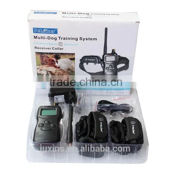 Petrainer PET900B-2 1000M Rechargeable Remote Sport Dogs Shock Collar For 2 Dogs photo-5
