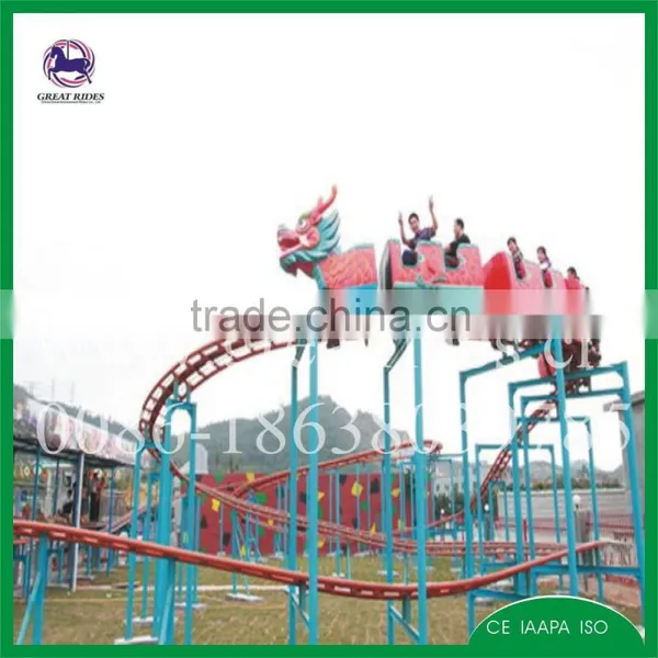 Christmas Kids Rides Mini Roller Coaster Dragon Track Train for Sale photo-2