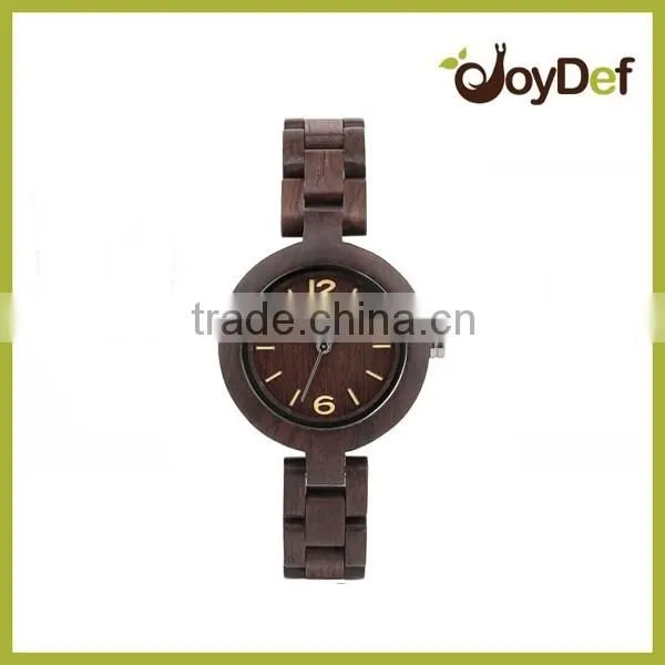 2016 Wooden Watches Wood Brand By Double Quartz Movements Alarm Digital Wooden Watches photo-3