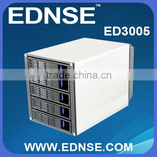 EDNSE 3U Network Storage Kit ED3005 5 x 3.5" SATA Hot Swap Into 3 x 5.25" Drive Bays Sata1/2/3 and Sas HDD Trays Case
