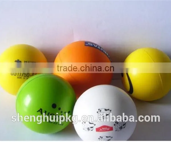 Custom Logo PU Ball/PU Smiley Ball