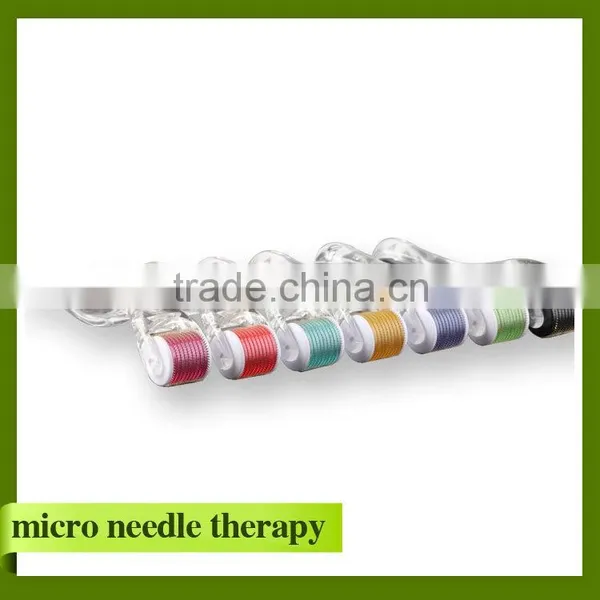 Home Use Body and Face Massager Microneedle Dermaroller 540 Titanium Skin Derma Roller for Skin Care photo-3