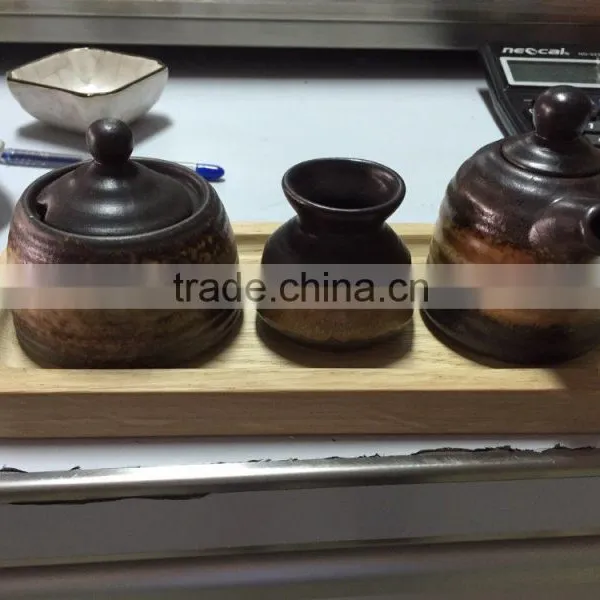 Wood Sauce Plate