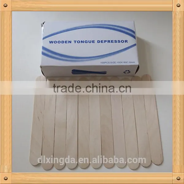 150*18*1.6mm Disposable Wooden Tongue Depressor photo-3