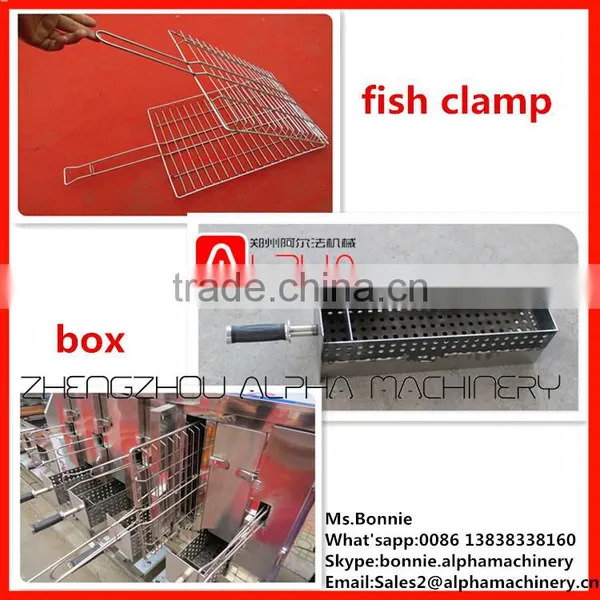 Smokeless Stainless Steel Fish Barbecue Machine With Factory Price/fish Roasting Grill Machine photo-5