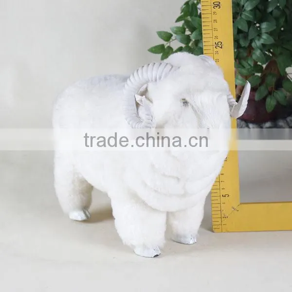 Unstuffed Plush Wire Animals Goat Metal Crafts Garden Decoration photo-6