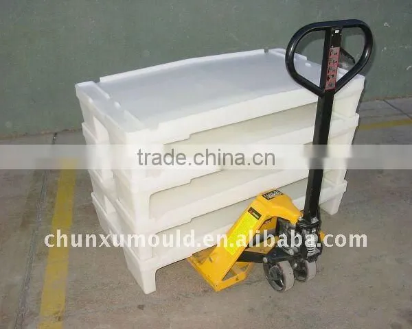 rotomolded plastic pallet, spill pallet, made of PE