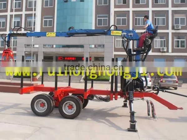 Crane Timber Trailer,log Loader Trailer,log Trailer photo-2