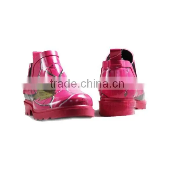 Garden Shoes Colorful,Short Ankle Rain Boots,Non-slip Ankle Rain Boots photo-5