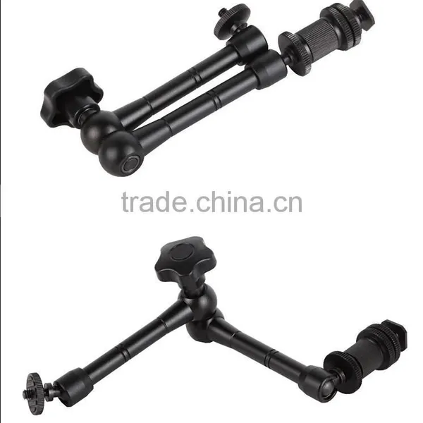 Friction Articulating Magic Arm 1/4" Hot Shoe Connector for Camera LCD Monitor LED Light photo-2