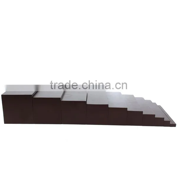 Kids Wooden Toys Montessori Brown Ladder photo-3