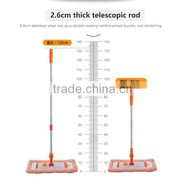 Specialized Production Comfortable Microfiber Flat Chenille Cleaning Mop in Square photo-6