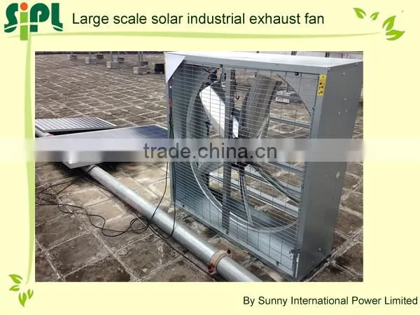Vent Tool Industrial Ventilation Large Fan 950mm Blades Size Powered by 300 Watt Solar Panel R photo-2