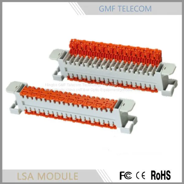 Chinese Supplier LSA Module Disconnection Module Krone Module 10 Pair Copper Conductor photo-2
