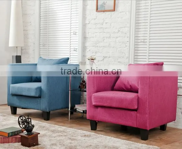 SFA00008 Chesterfield Linen Sofa,2 Seat Sofa With Down Feather Cushion,Hotel Sofa Chair With Linen Fabric photo-4