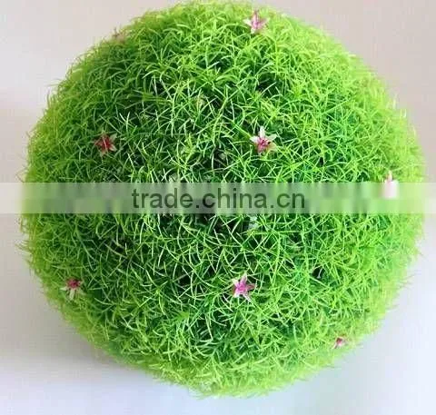 Factory Direct Sale Grass Ball Decorative Plastic Artificial Grass Topiary photo-6