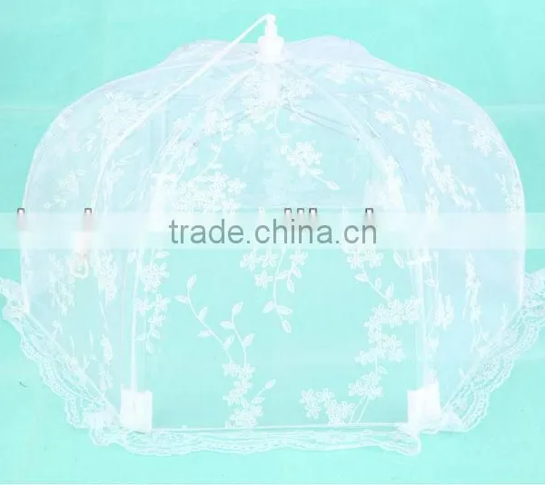 HIGH QUALITY Folded Food Cover Food Umbrella With Flower photo-4
