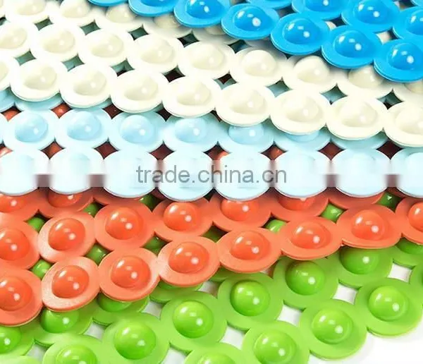 Non Toxic Leaf Texture Funny Tub Pvc Kids Plastic Bath Mats photo-3