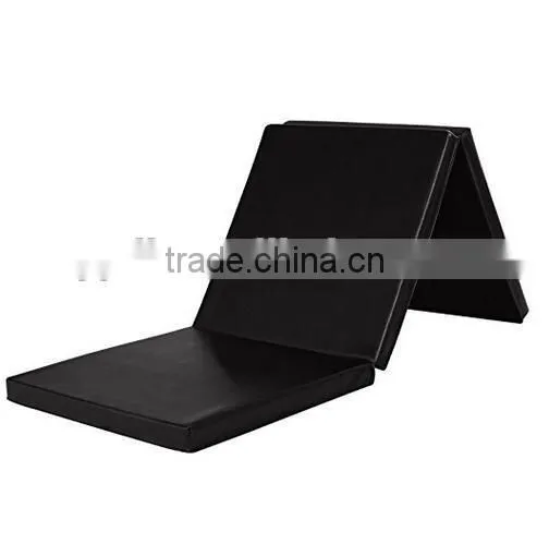 60cm PU Leather and EPP Liner Gymnastics Mat Folding Tumbling Tri-Fold Mats Gym Pad Exercise Pading Balance Pads photo-3