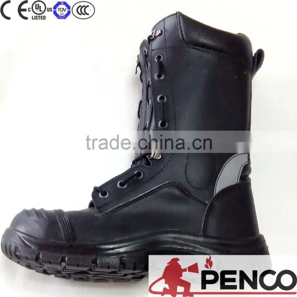 Full Grain Leather Fire Rescue Boots photo-4