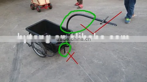 TC2025 Kids Bike Trailer For Carrying Goods With Plastic Tray TC2025 photo-3