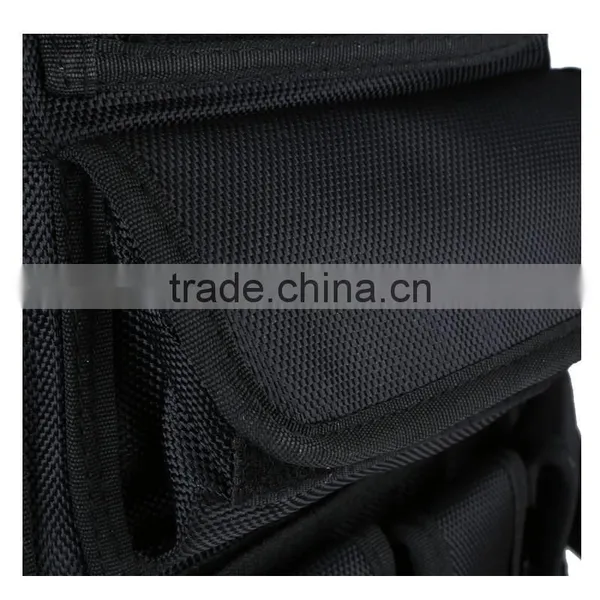 Khaki Heavy Duty PP Belt 600D Oxford Jacket Tactical Vest With Multi Purpose Pouch photo-6