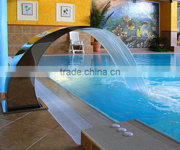 Stainless Steel Water Curtain Swimming Pool Spa Bath photo-3
