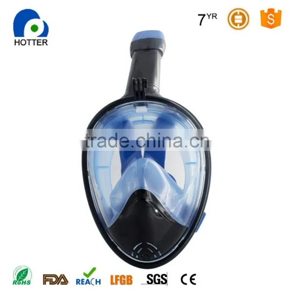 Easy to Breath High Quality Snorkeling Mask Full Dry Diving Mask photo-2