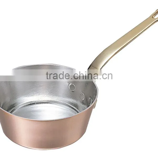 Brass Handle Mini Copper Pan High Quality Petit Fry Pan Copper Mini Sauce Pan photo-2