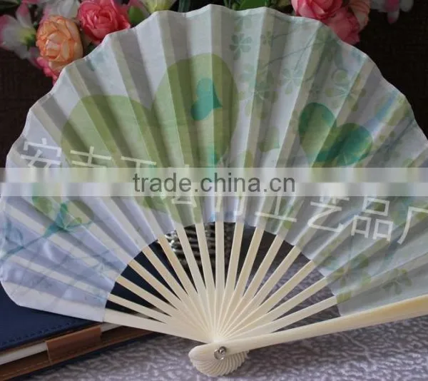 Bamboo Foldable Fan Wholesale photo-2