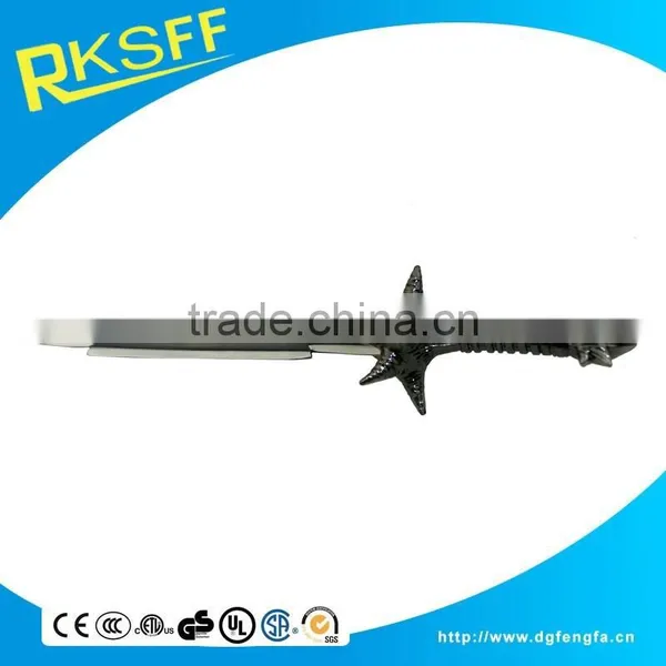 Sword Shape Customized Souvenirs Zinc Alloy Silver Color Metal Sword Letter Opener photo-6