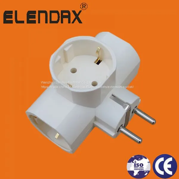 Manufacture 10/16A European Electircal Power Plug Adaptor photo-4