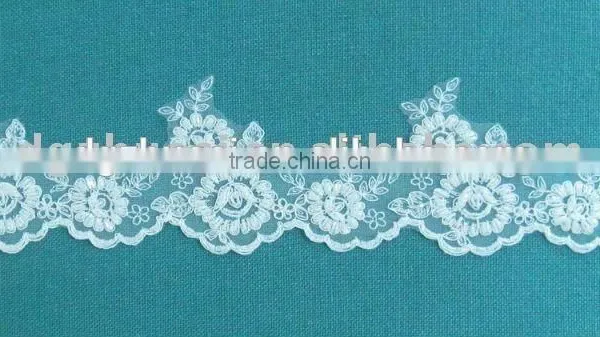 Durable nylon lace trim