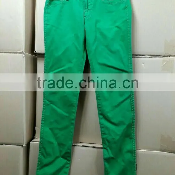 Cheap Stock Lot Sale Various Man Woman's Denim Jean From Korea photo-5