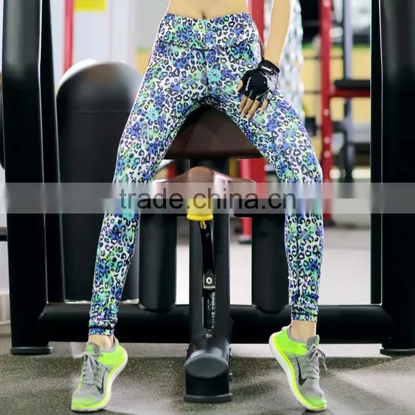 Sublimation Printed Leggings Compression Tights Bodybuilding Suit, Sportswear Yoga Running Pants photo-3
