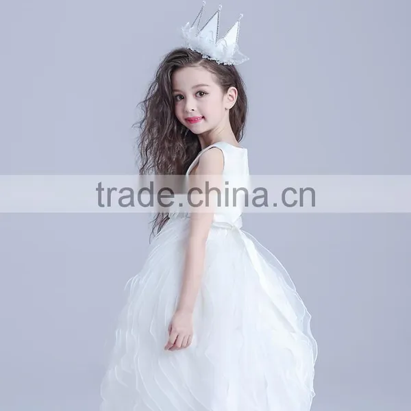 Children Summer Frock Girl Fashion Dresses for Party Stripes Ruffle Designs Dress photo-6