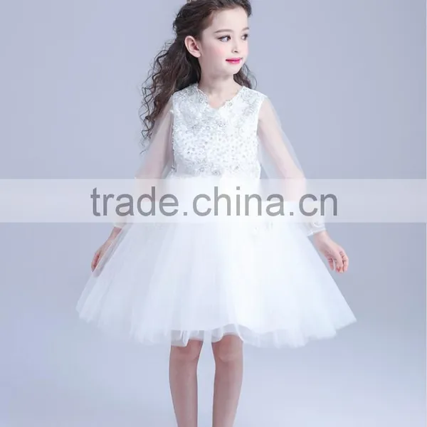 New Top Quality Satin Girls Dresses Children Frocks Designs of Girl Dress photo-5