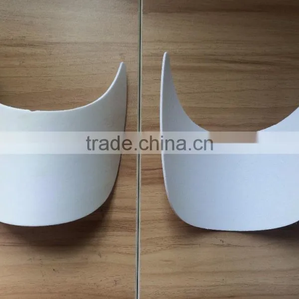 customized cheap plastic cap visor, cap accessories