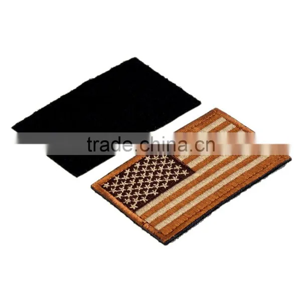 Hot Sale America Flag Embroidery Double Faced Cloth Epaulette Armband Badge Army Tactical Patches 2015 Fashion photo-5