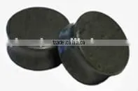 Black Plated Ear Plug Organic Body Jewelry, Stone Flesh Tunnel/(ear Expander) Body Piercing Jewelry