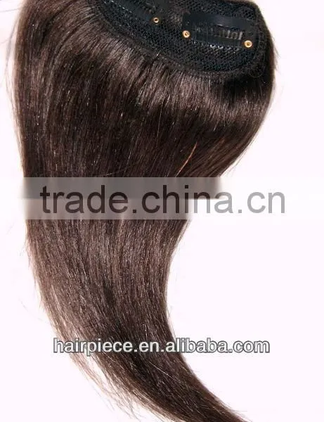 New Style Quality Human Hair Bangs, Clip-on Human Hair Piece Fringe Bangs photo-2
