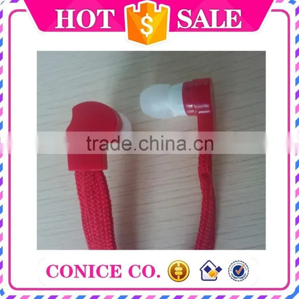 High Quality Noise Cancelling Function Balance Armature Shoelace Earphone With Mic photo-5