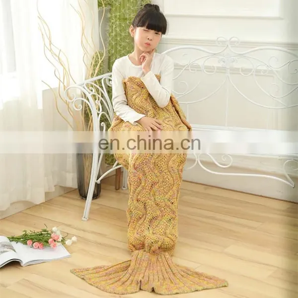 Cute Children on Sale Sleeping Bag Warm Mermaid Tail Blanket photo-4
