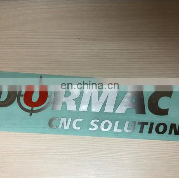 Quality Brushed Steel Split Lettering Sticker