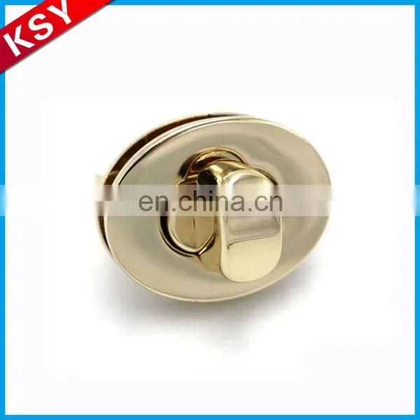 Customized Gold Fashion Metal Bag Lock for Leather Bags