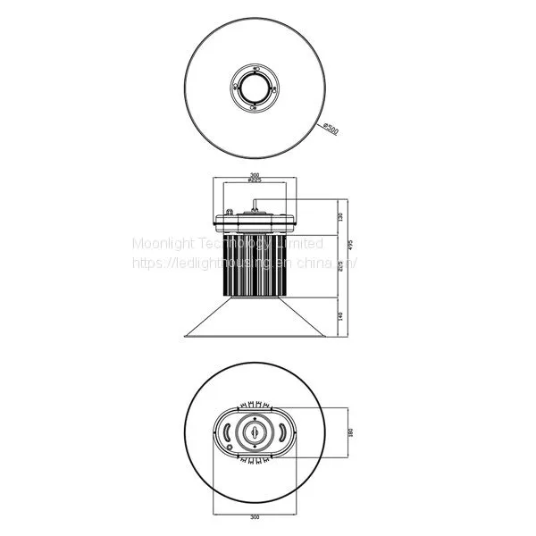 LED High Bay Housing MLT-HBH-BXL-I photo-2